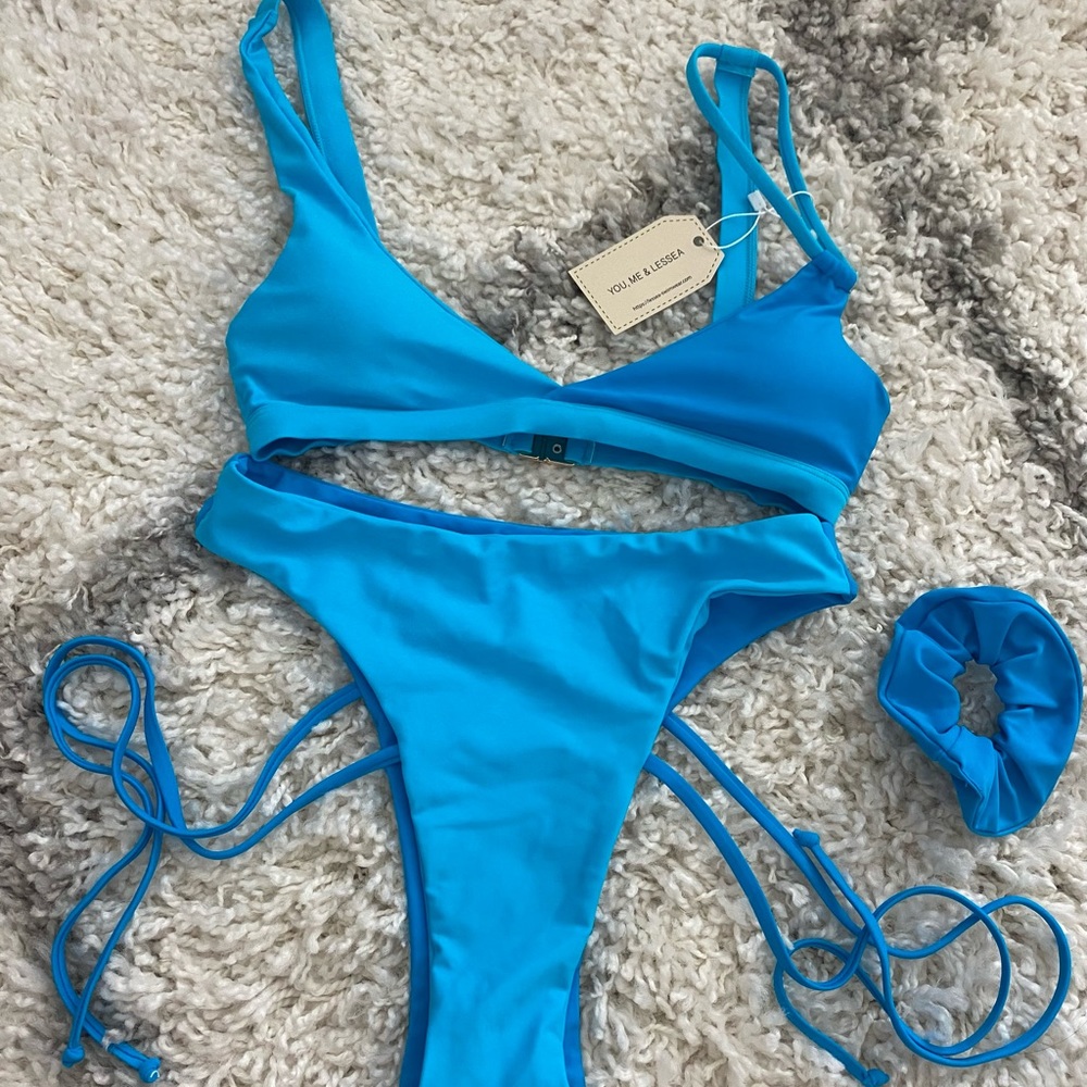 Leesea Swim Set with Matching Scrunchie. Brand new with tags!